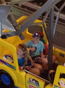 The Ferris wheel at Toys R Us...awww....