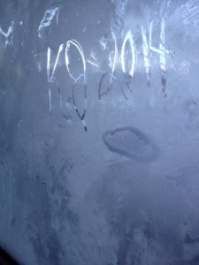 My front screen door...minus the screen and add the frost.